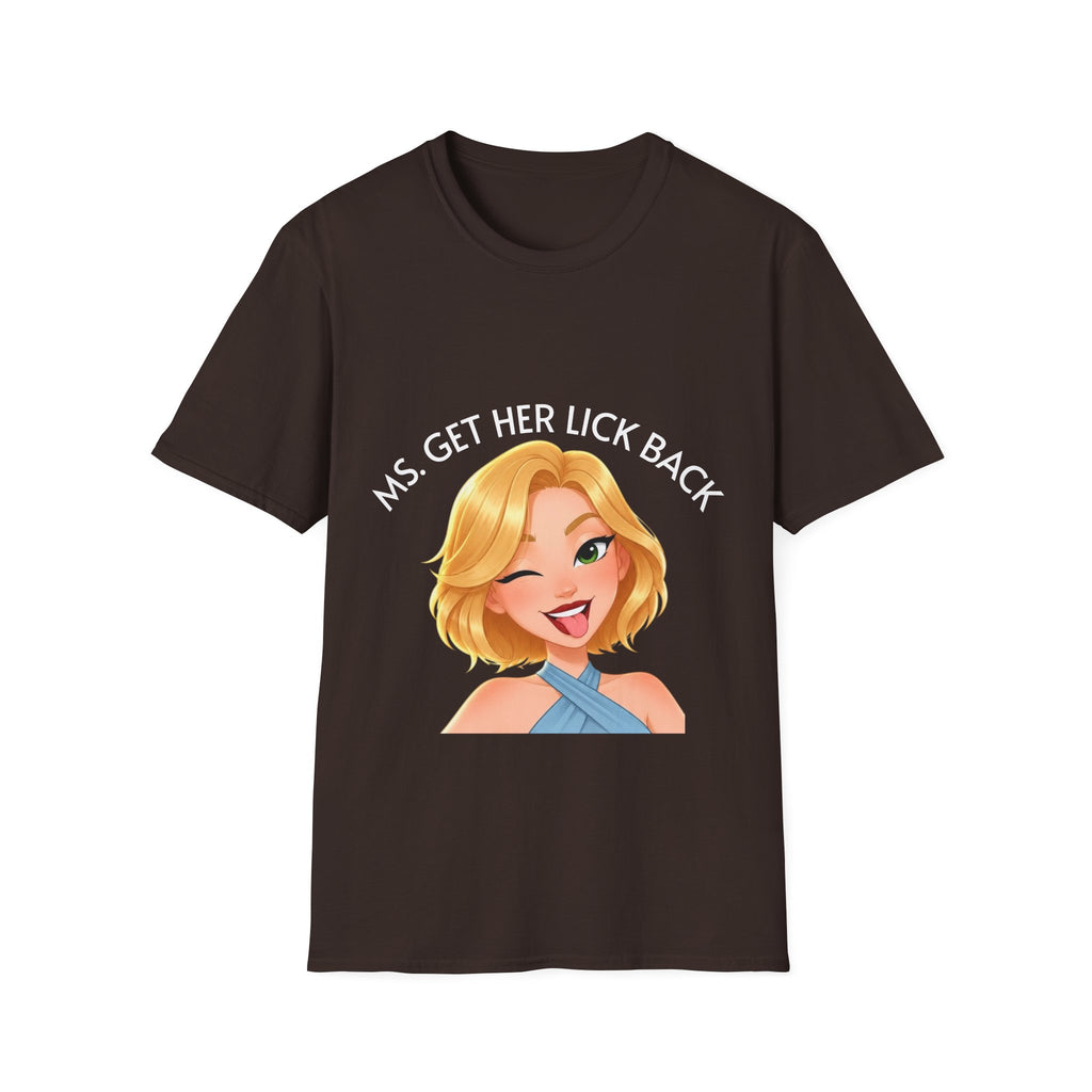 Ms. Get Her Lick Back "Lumi" T-Shirt —Graphic Tee for Women