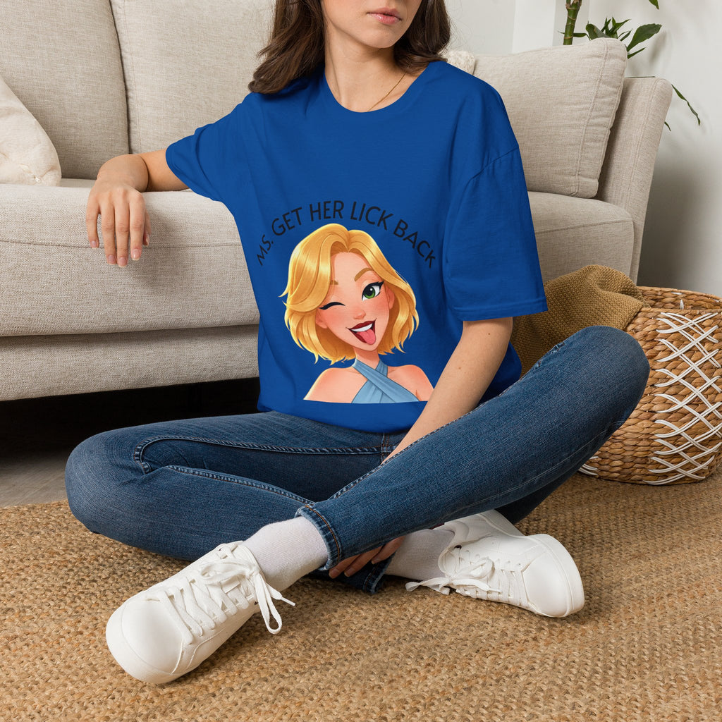 Ms. Get Her Lick Back "Lumi" T-Shirt —Graphic Tee for Women