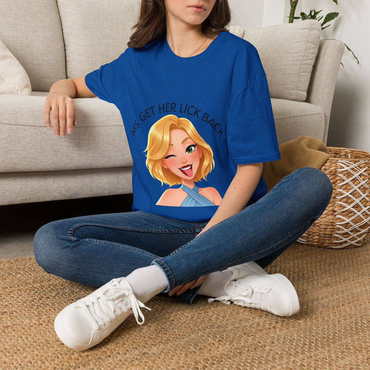 Ms. Get Her Lick Back "Lumi" T-Shirt —Graphic Tee for Women
