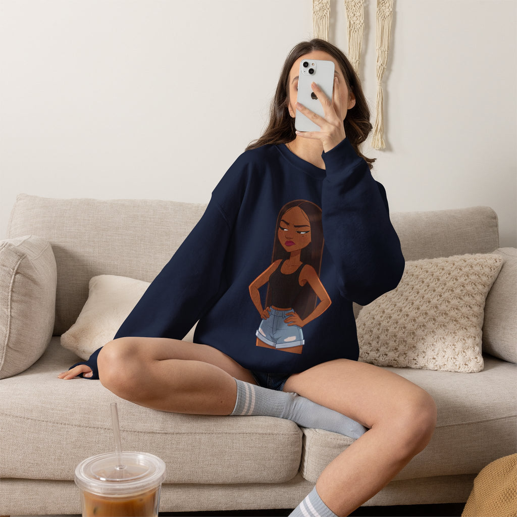 "Her Only Muse" Graphic Crewneck Sweatshirt