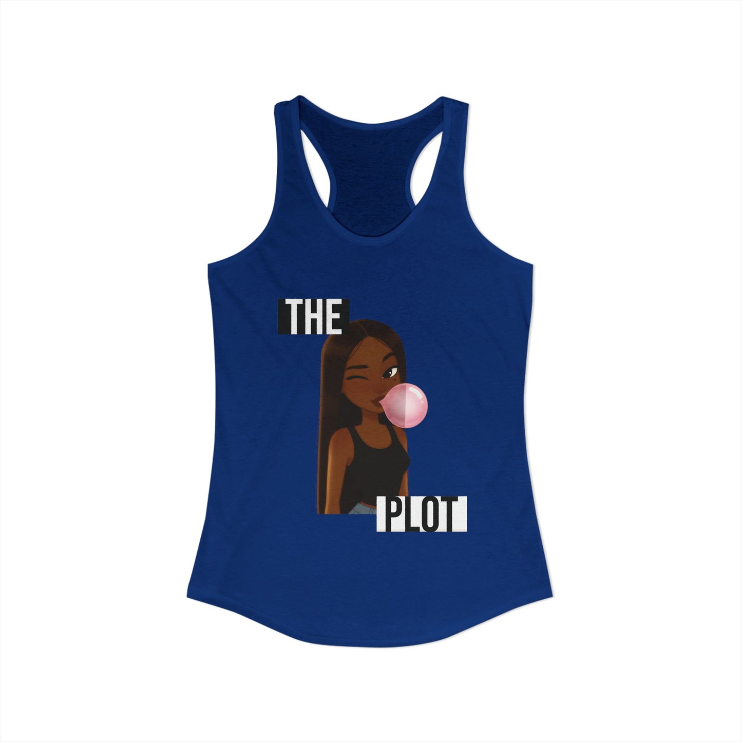 "The Plot" Women's Ideal Racerback Tank
