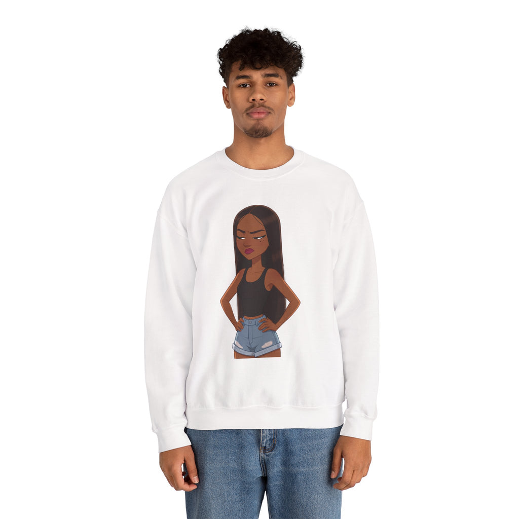 "Her Only Muse" Graphic Crewneck Sweatshirt