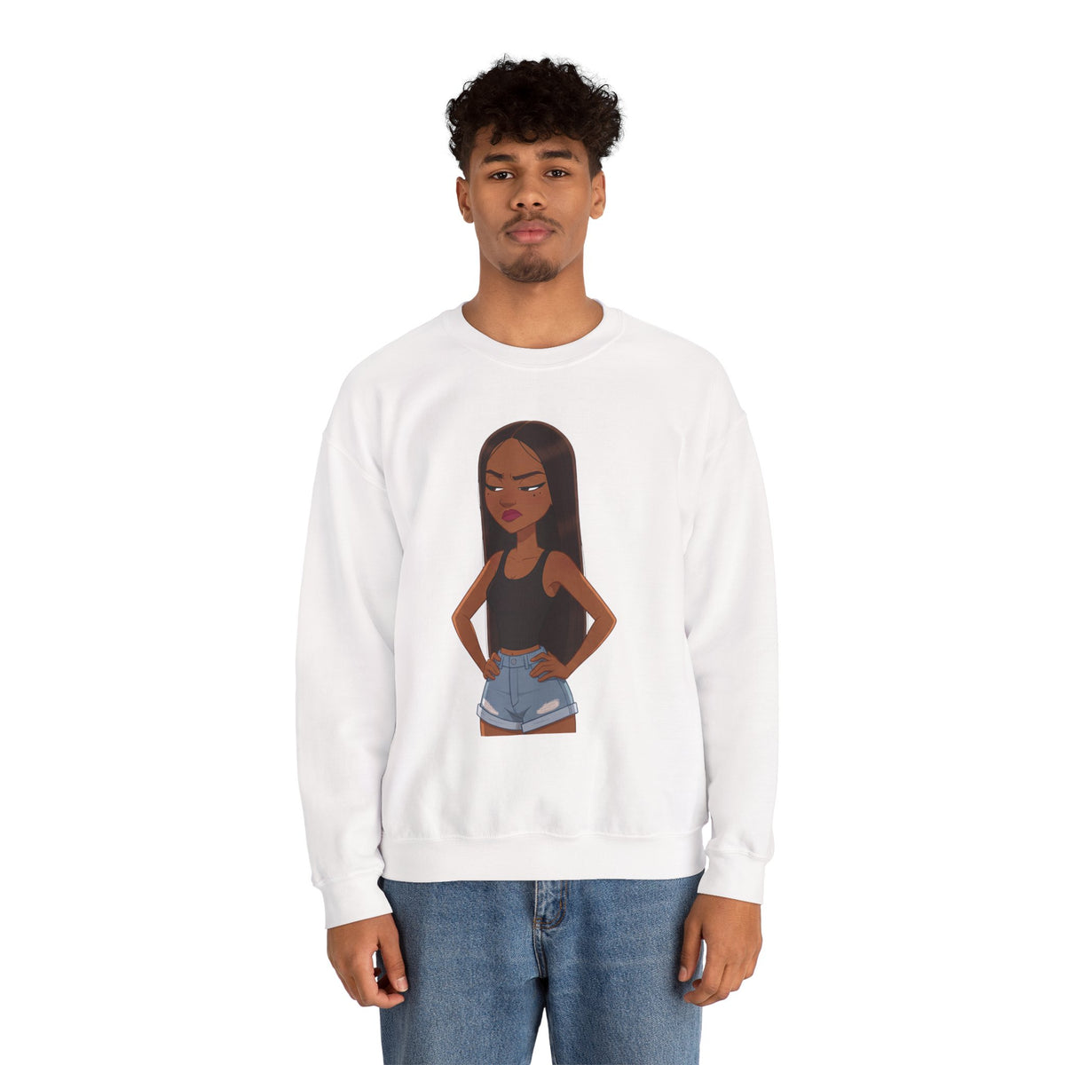 "Her Only Muse" Graphic Crewneck Sweatshirt
