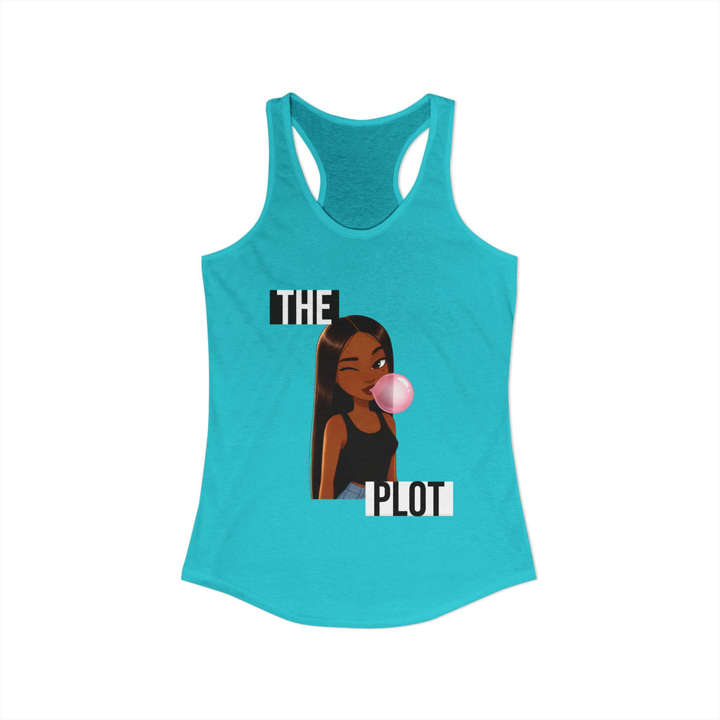 "The Plot" Women's Ideal Racerback Tank
