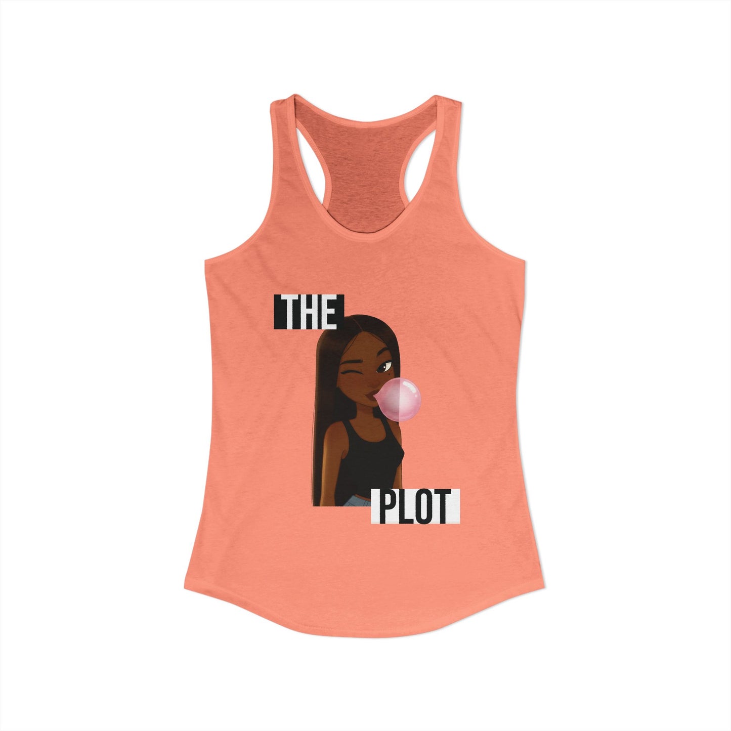 "The Plot" Women's Ideal Racerback Tank