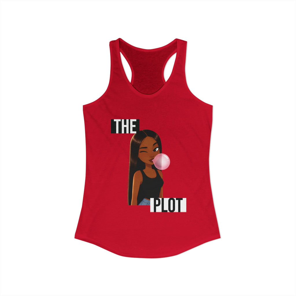 "The Plot" Women's Ideal Racerback Tank