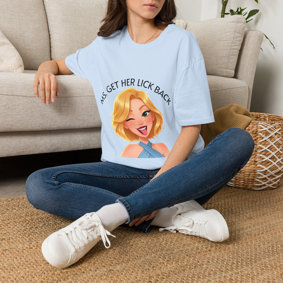 Ms. Get Her Lick Back "Lumi" T-Shirt —Graphic Tee for Women