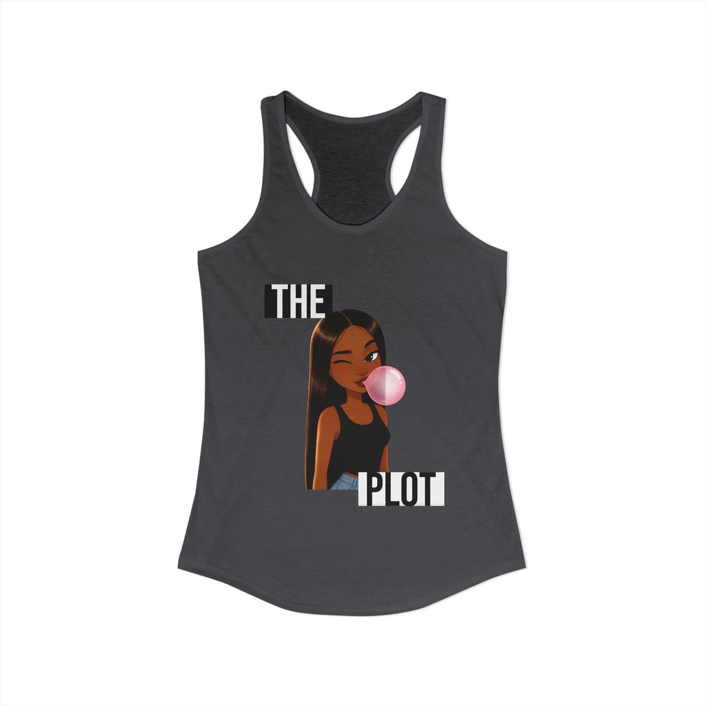 "The Plot" Women's Ideal Racerback Tank