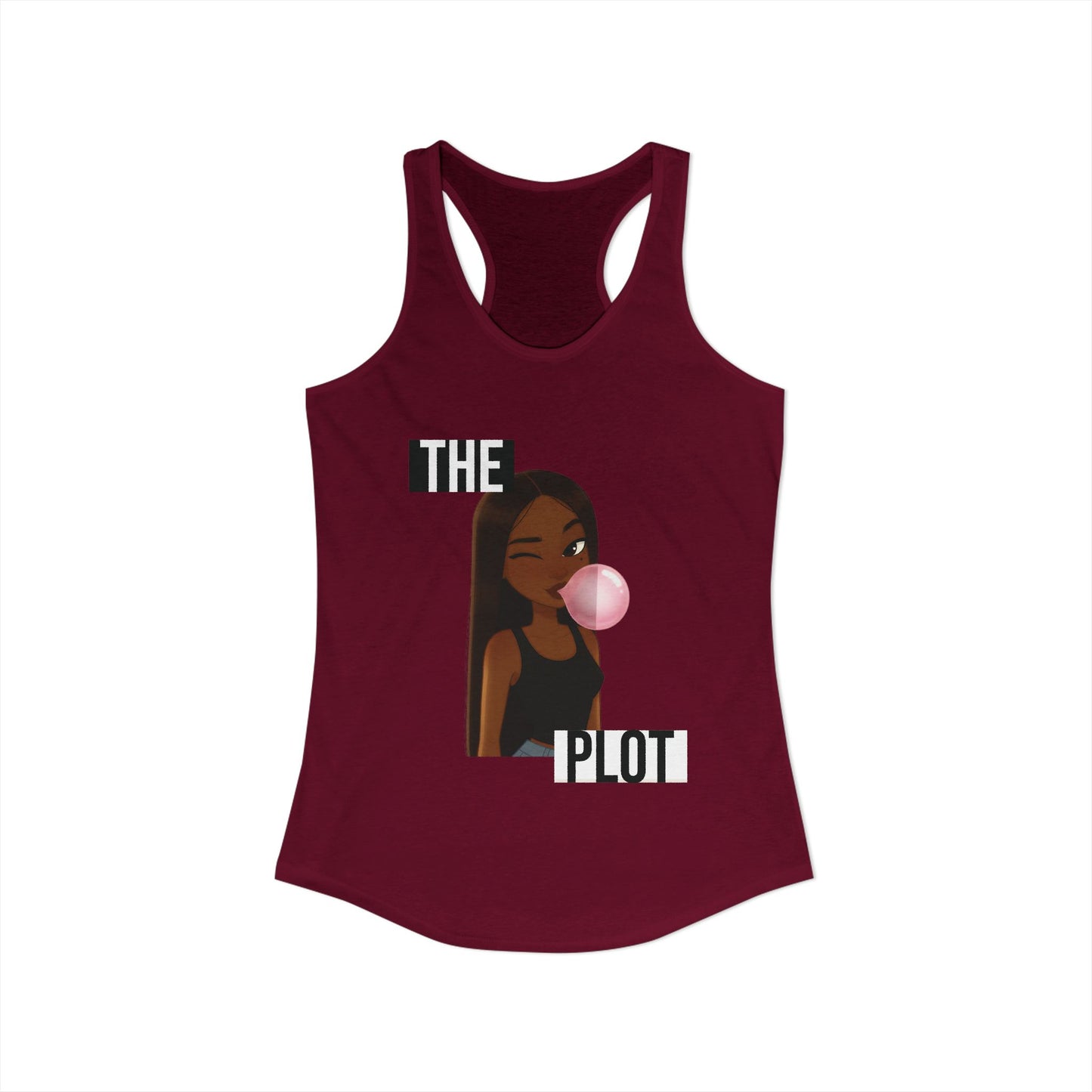 "The Plot" Women's Ideal Racerback Tank