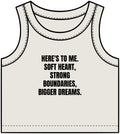 "Here's to Me" Crop Tank Top