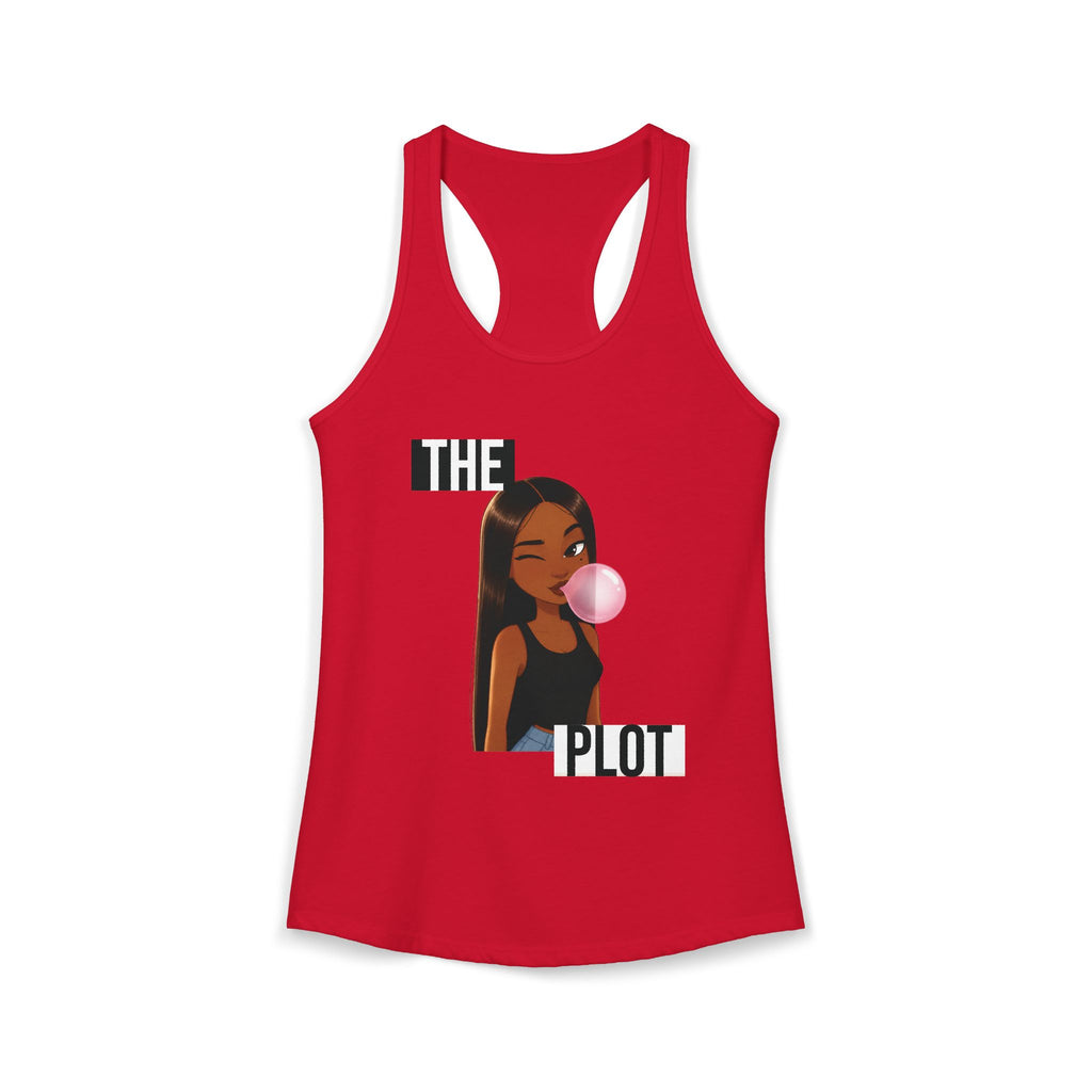 "The Plot" Women's Ideal Racerback Tank