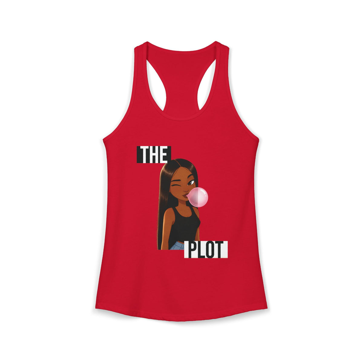 "The Plot" Women's Ideal Racerback Tank