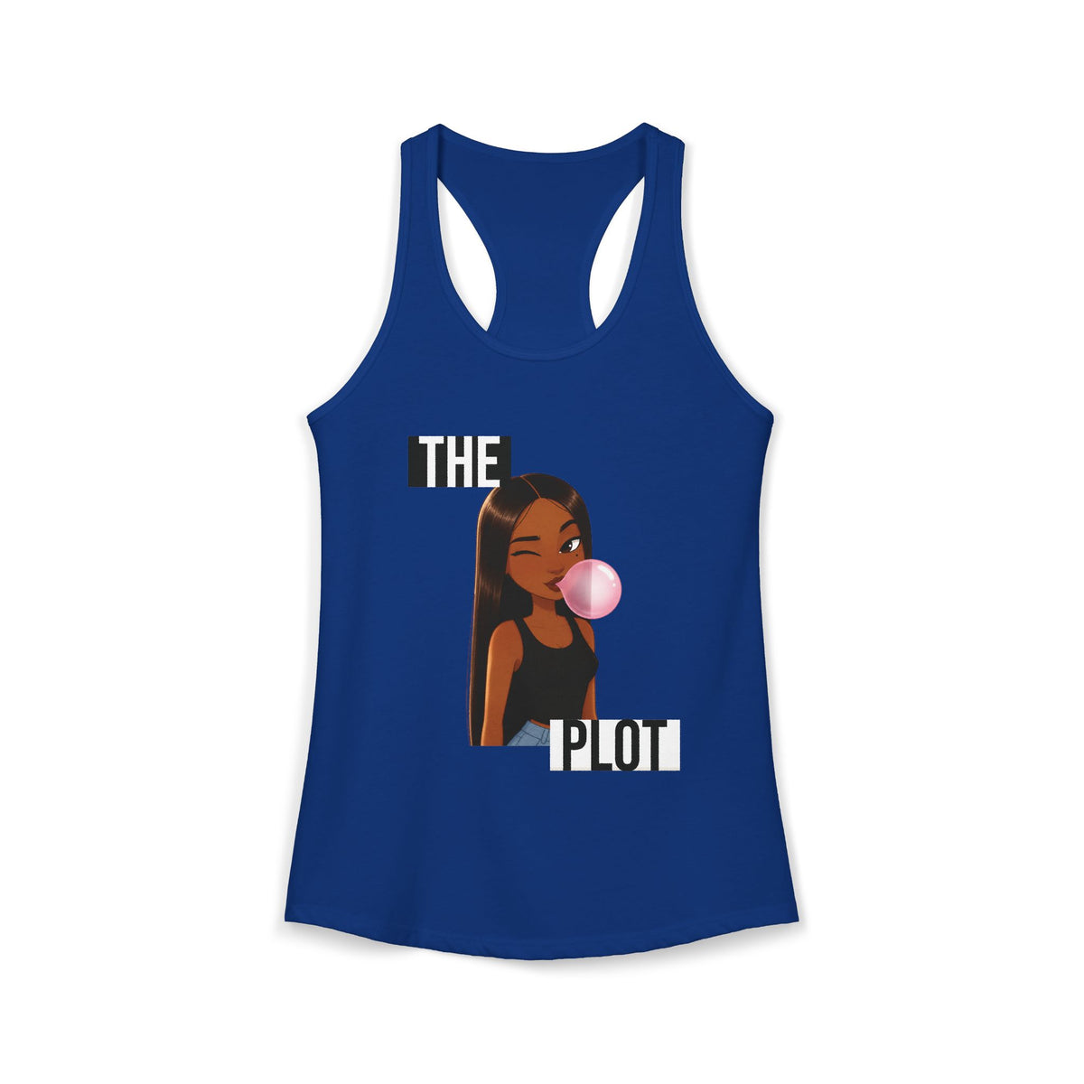 "The Plot" Women's Ideal Racerback Tank