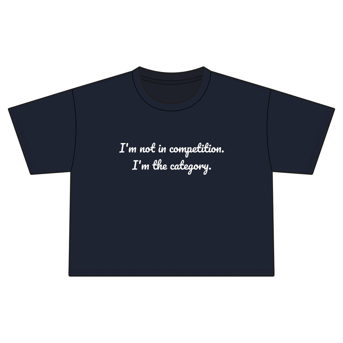 "no competition" Cropped Tee