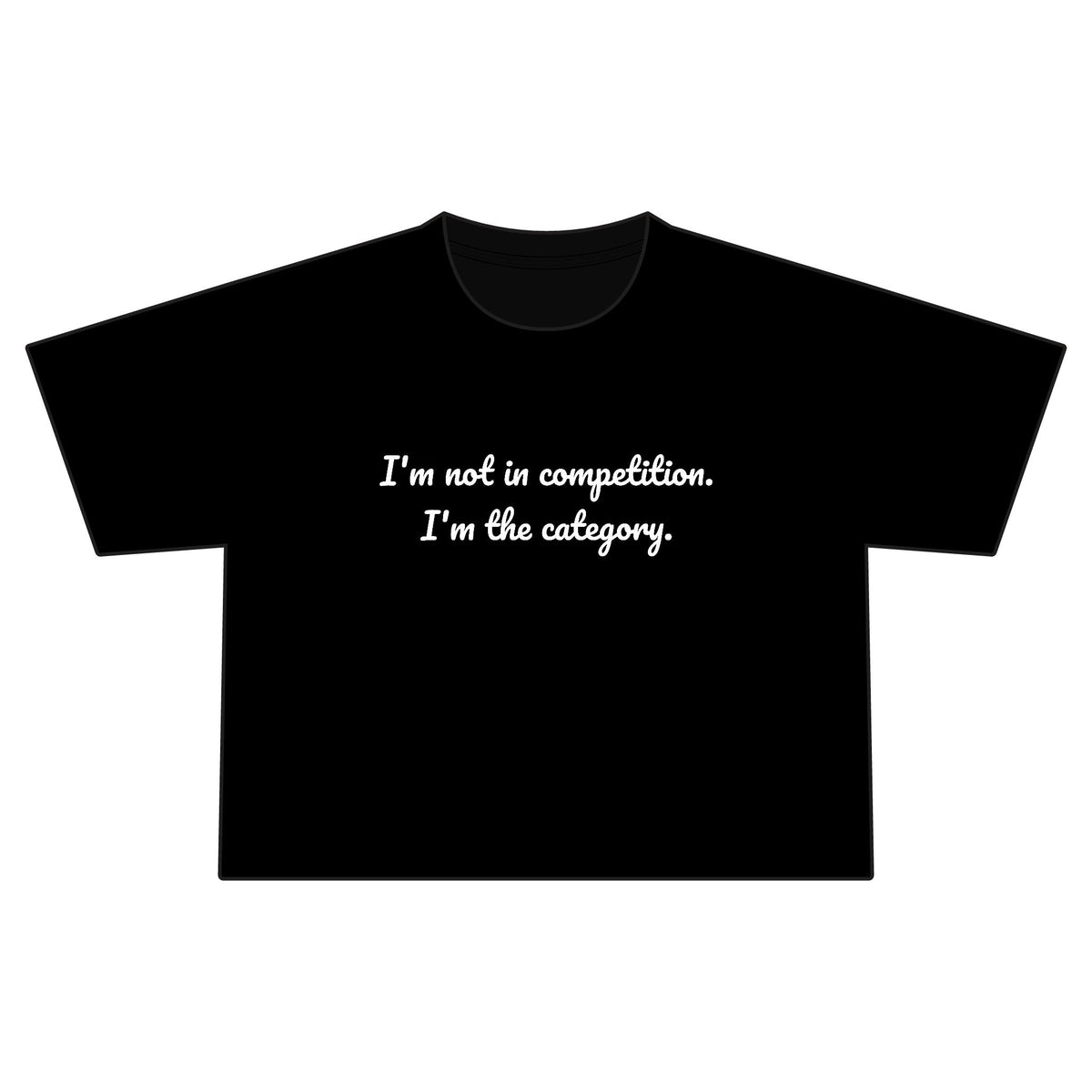 "no competition" Cropped Tee