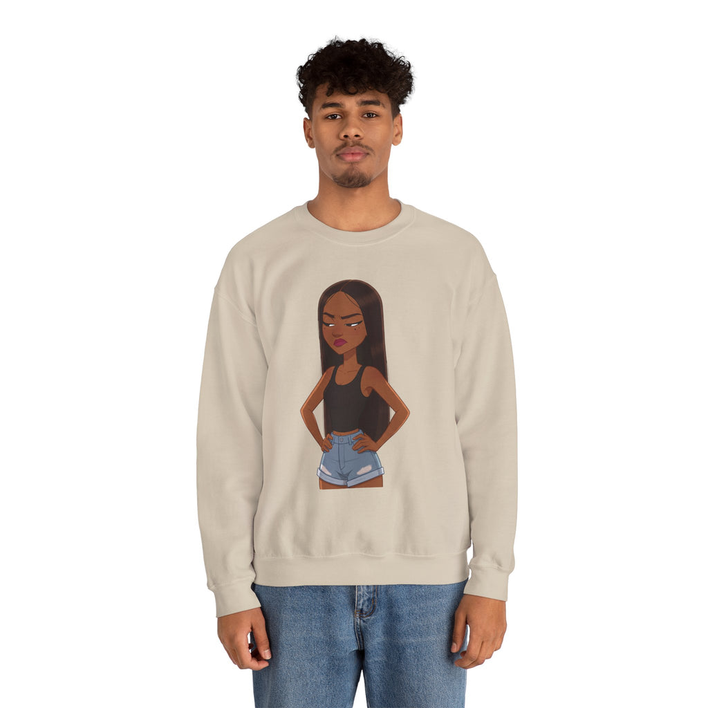 "Her Only Muse" Graphic Crewneck Sweatshirt