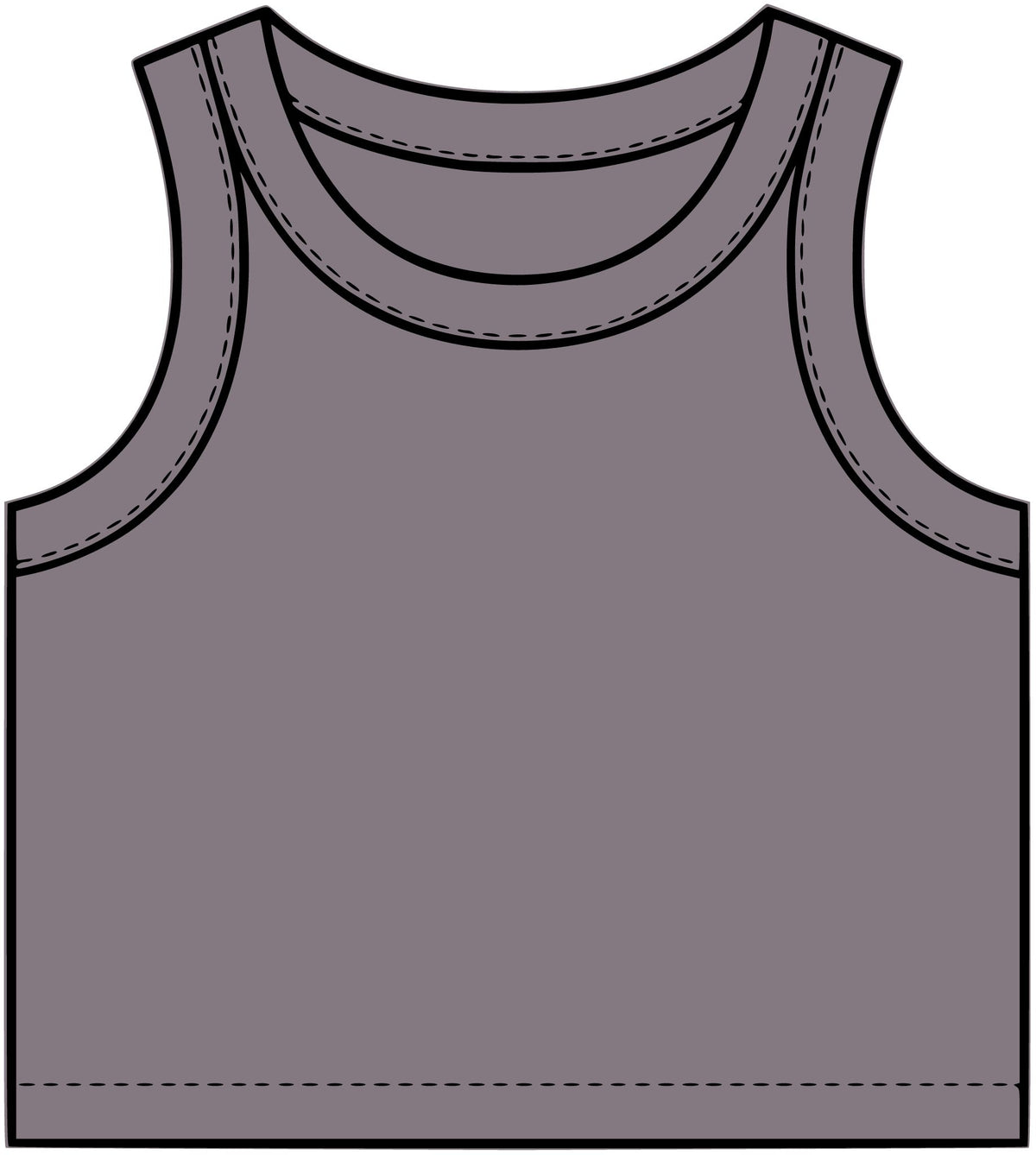 "Here's to Me" Crop Tank Top
