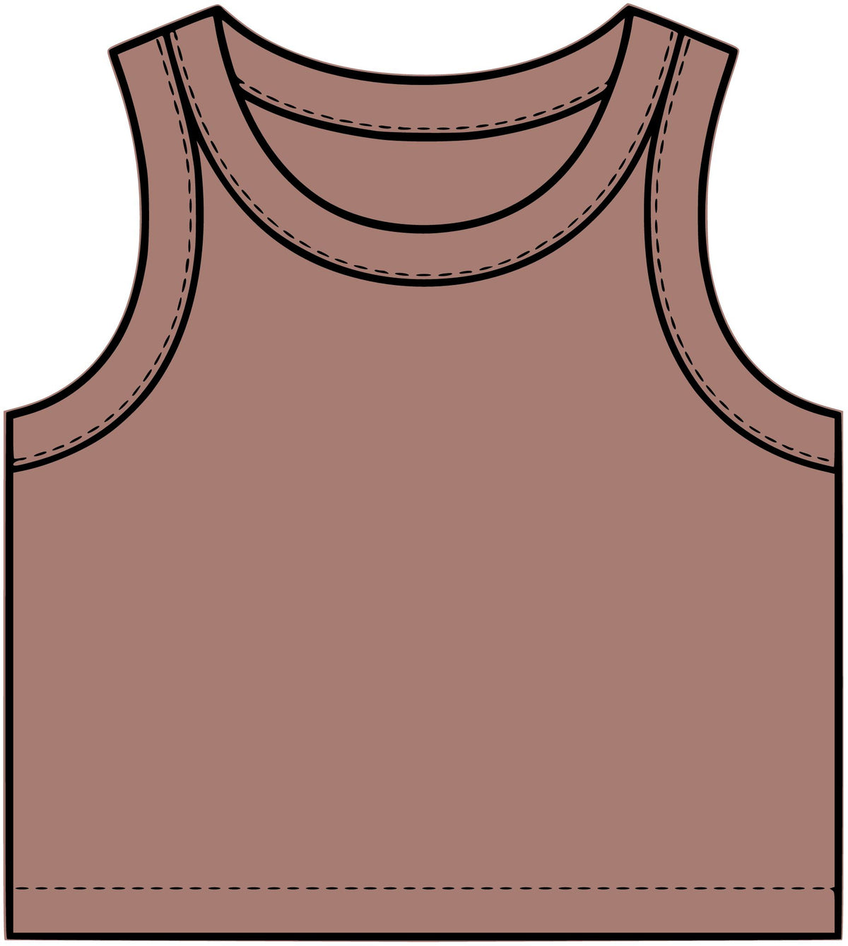 "Here's to Me" Crop Tank Top