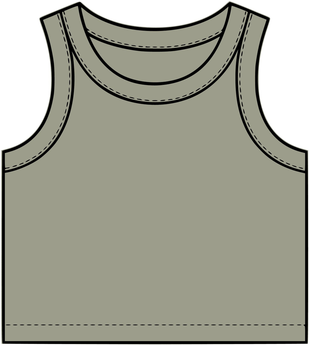 "Here's to Me" Crop Tank Top