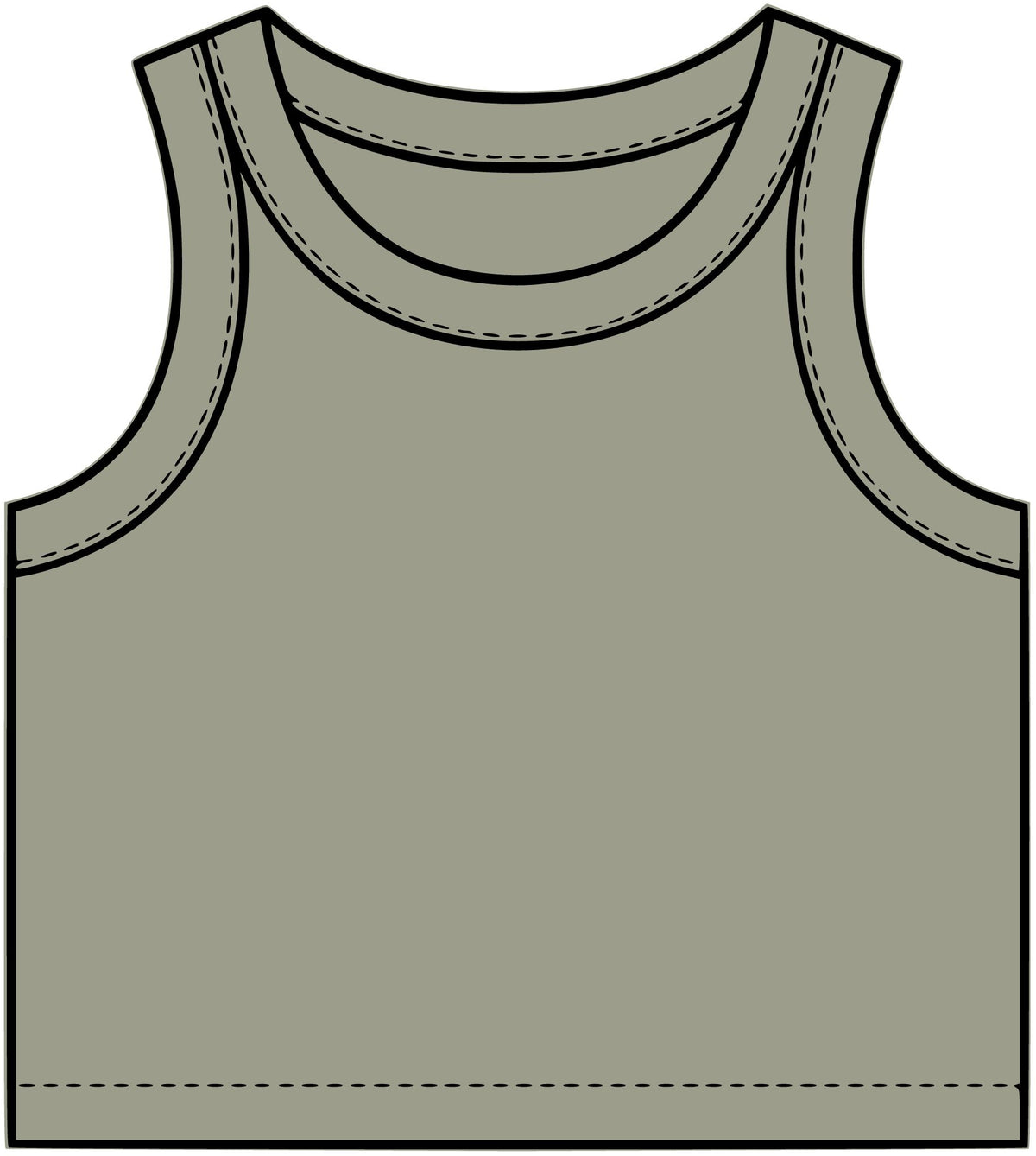 "Here's to Me" Crop Tank Top