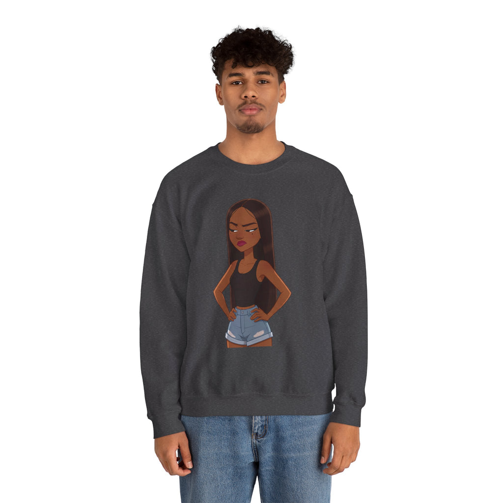 "Her Only Muse" Graphic Crewneck Sweatshirt