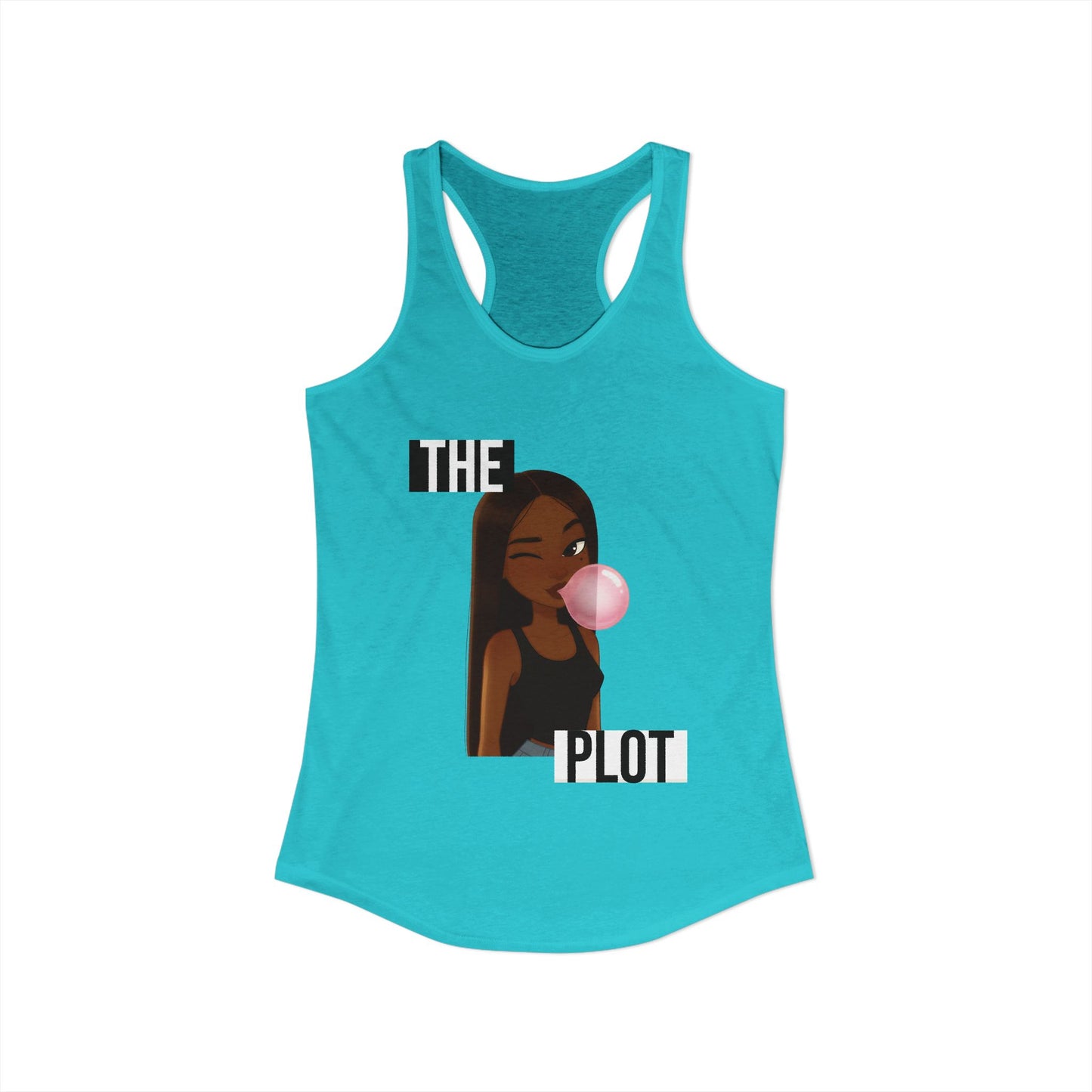 "The Plot" Women's Ideal Racerback Tank
