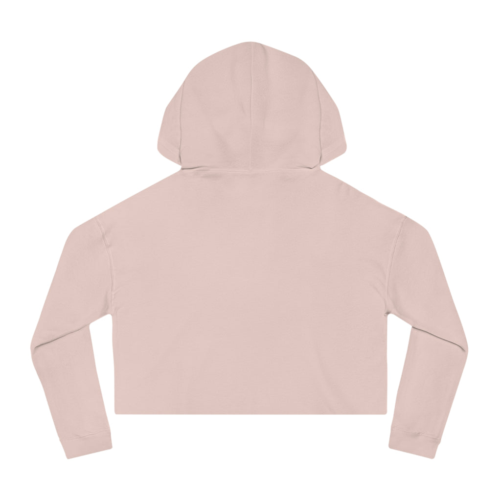 "Becoming Her." Cropped Hooded Sweatshirt