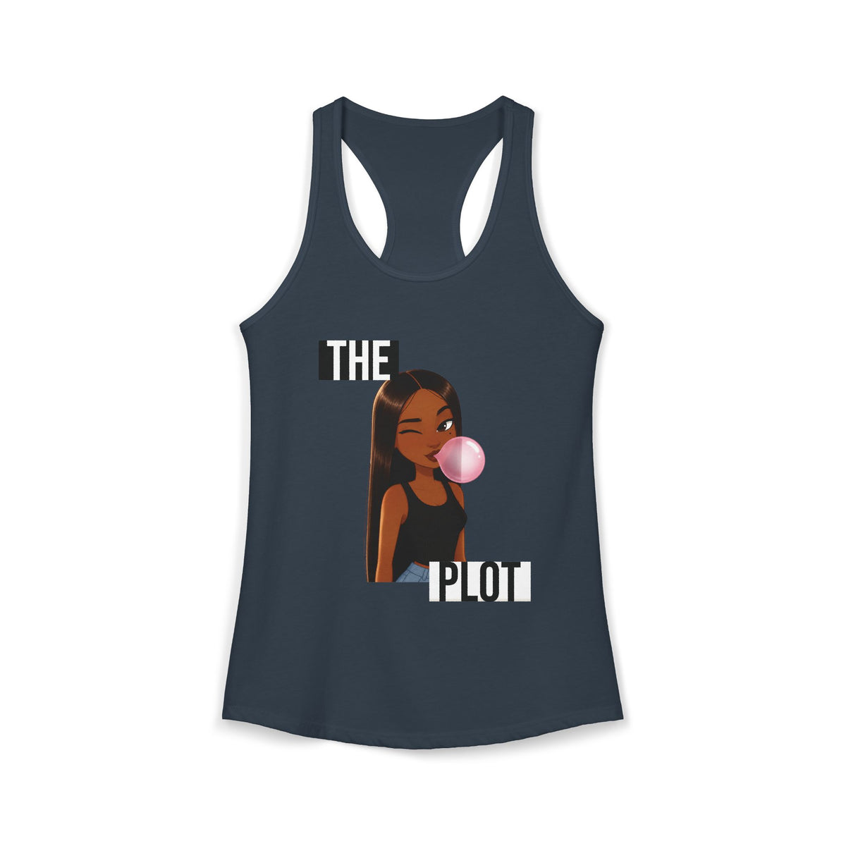 "The Plot" Women's Ideal Racerback Tank