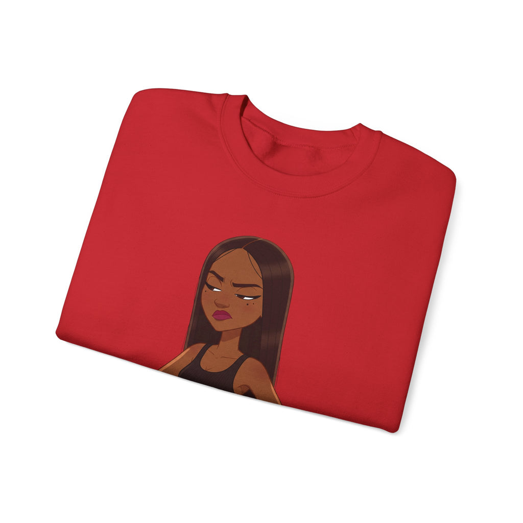 "Not Today" Graphic Crewneck Sweatshirt