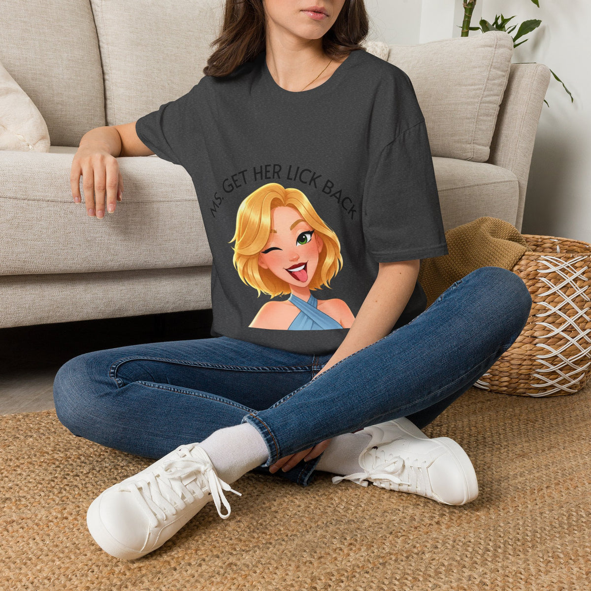 Ms. Get Her Lick Back "Lumi" T-Shirt —Graphic Tee for Women