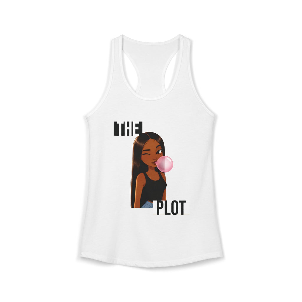 "The Plot" Women's Ideal Racerback Tank