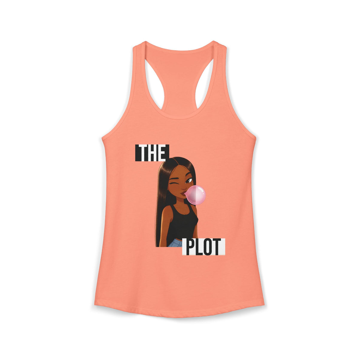 "The Plot" Women's Ideal Racerback Tank