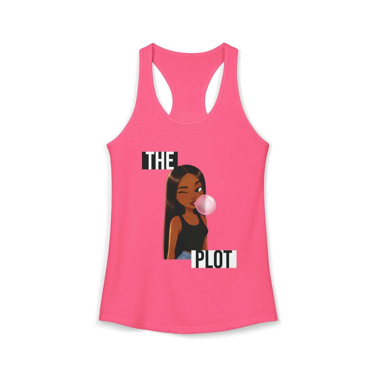 "The Plot" Women's Ideal Racerback Tank