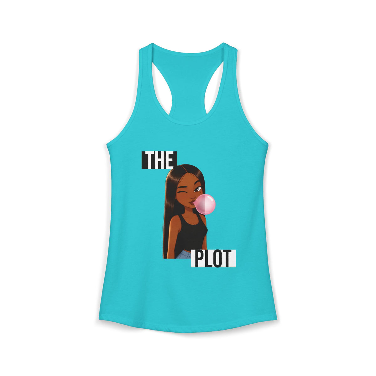 "The Plot" Women's Ideal Racerback Tank