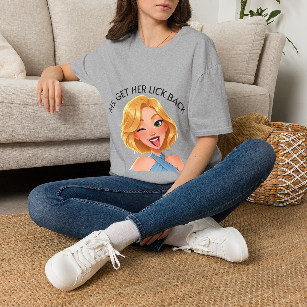 Ms. Get Her Lick Back "Lumi" T-Shirt —Graphic Tee for Women