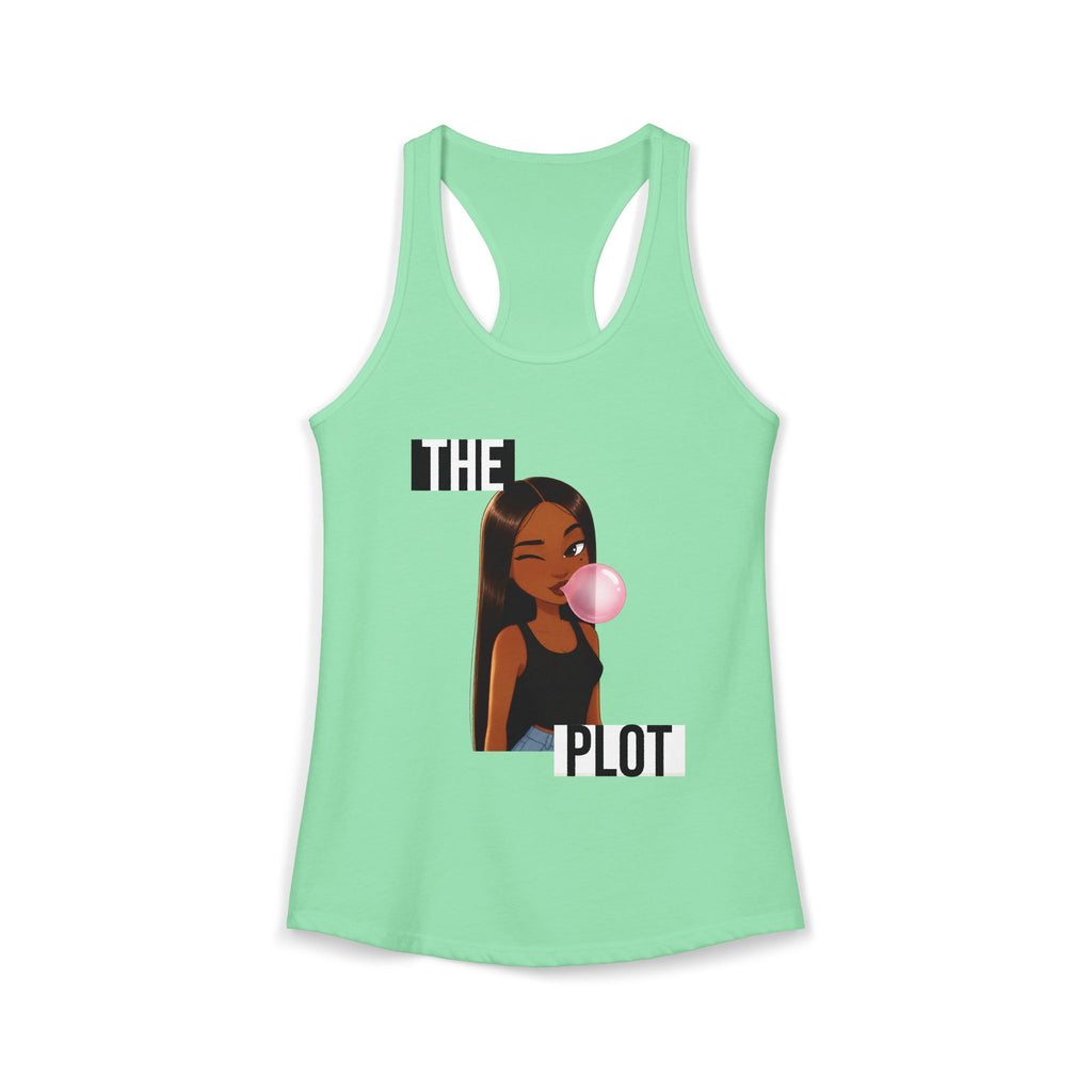 "The Plot" Women's Ideal Racerback Tank