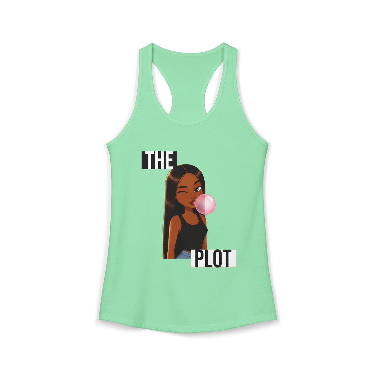 "The Plot" Women's Ideal Racerback Tank