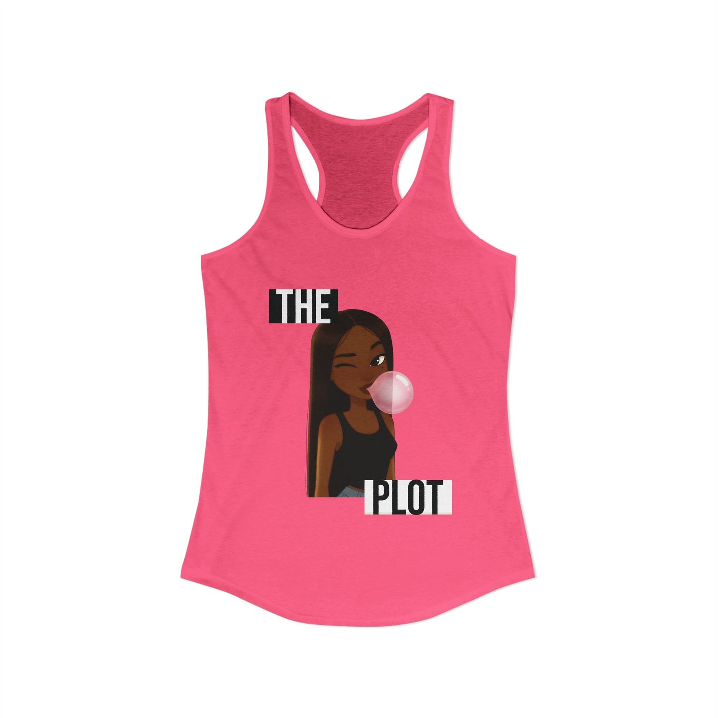 "The Plot" Women's Ideal Racerback Tank