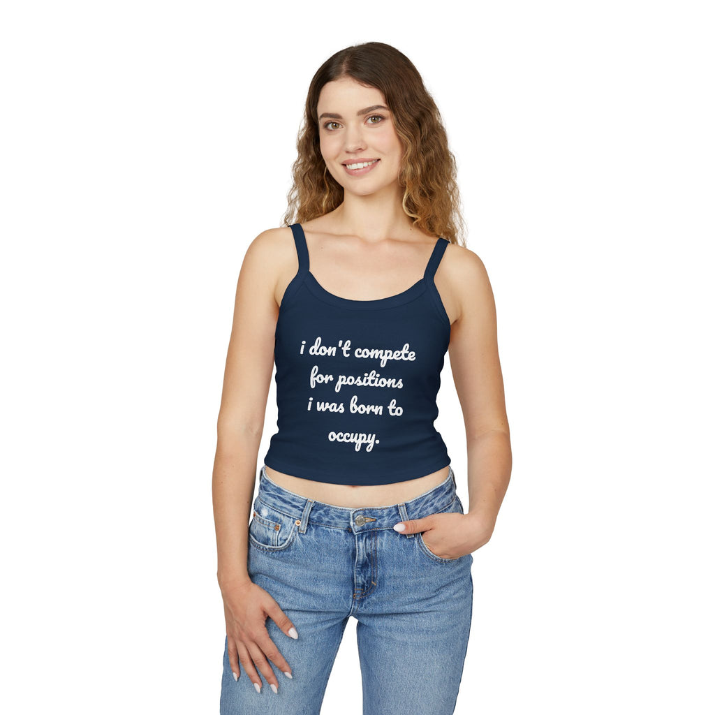 "i don't compete," Tank Top