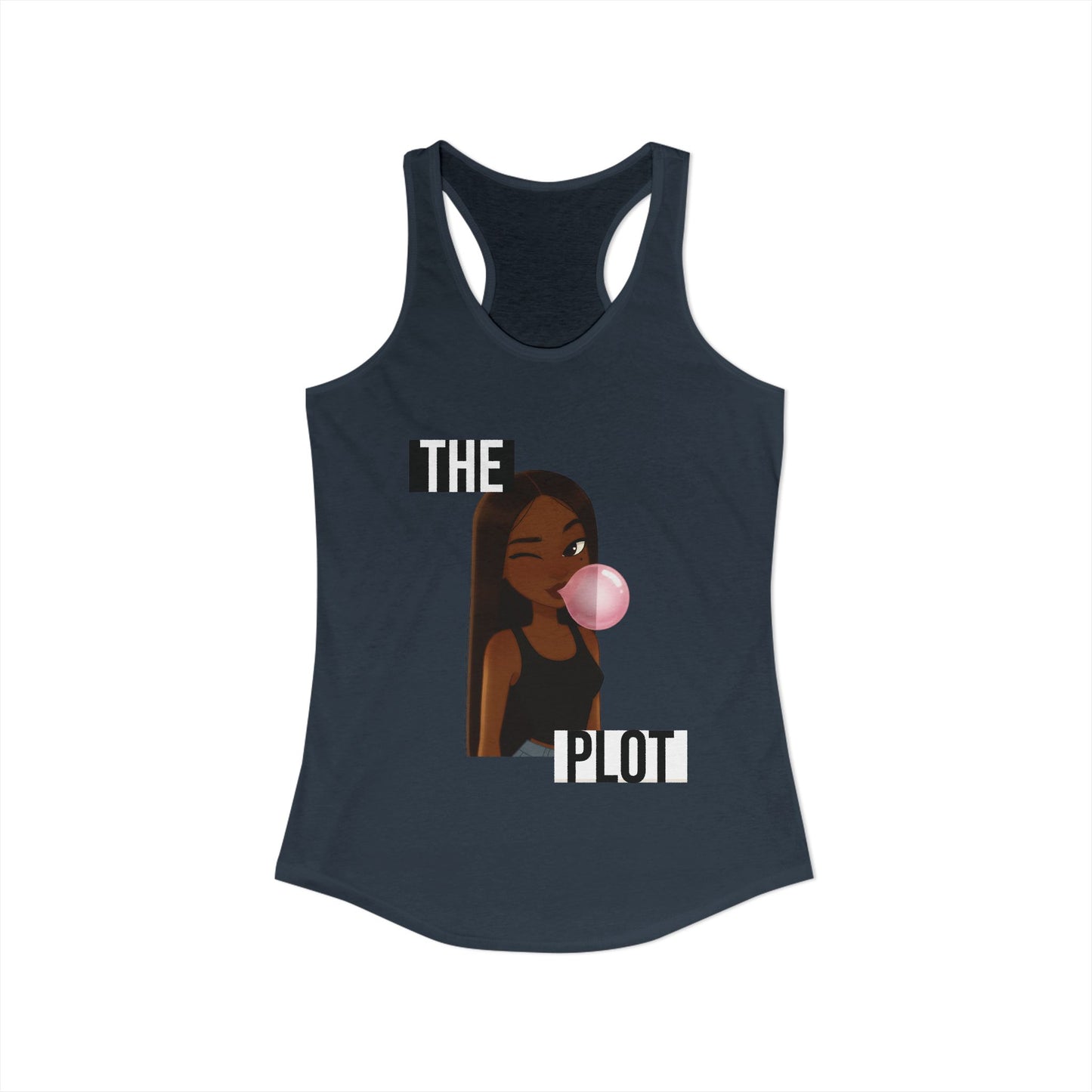 "The Plot" Women's Ideal Racerback Tank