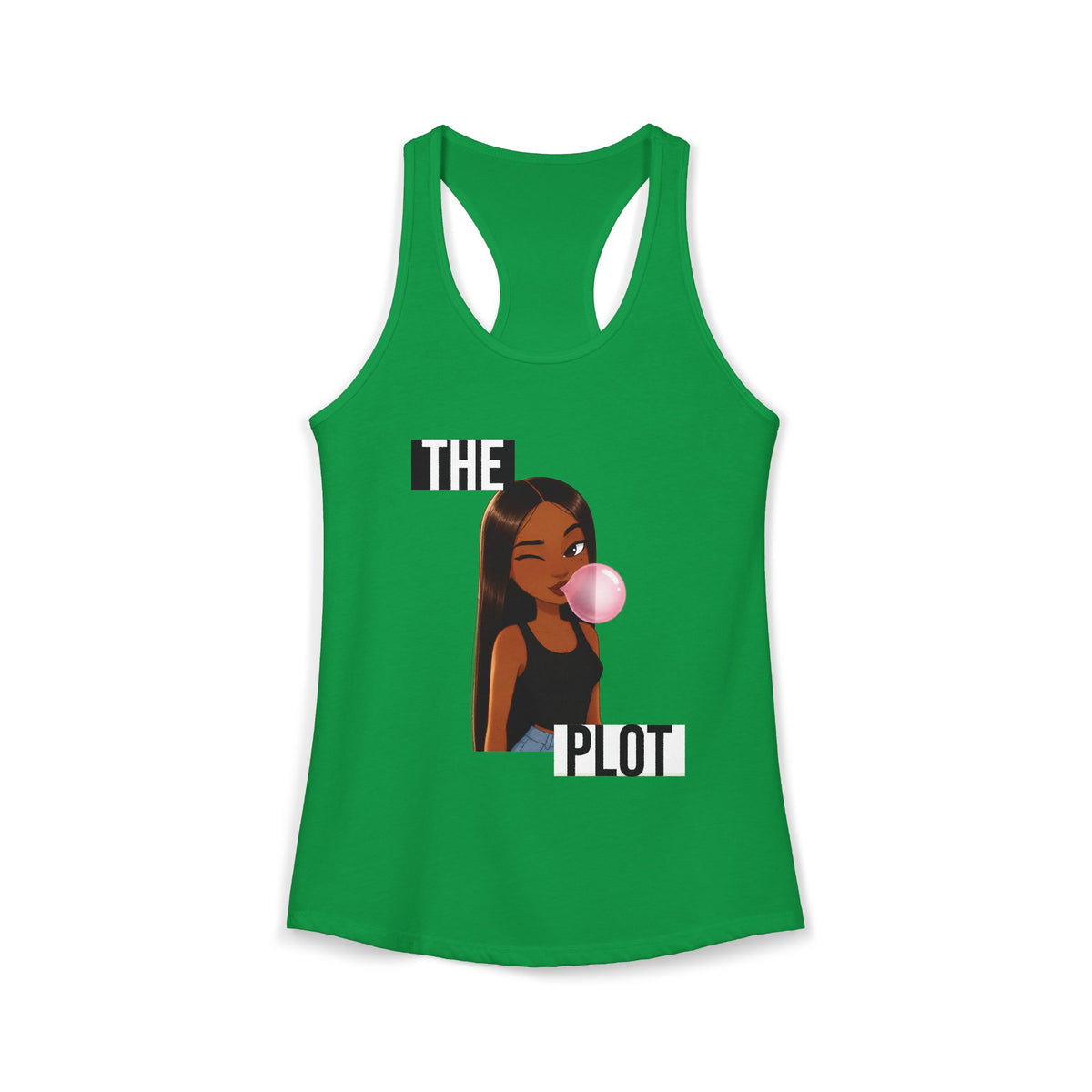 "The Plot" Women's Ideal Racerback Tank