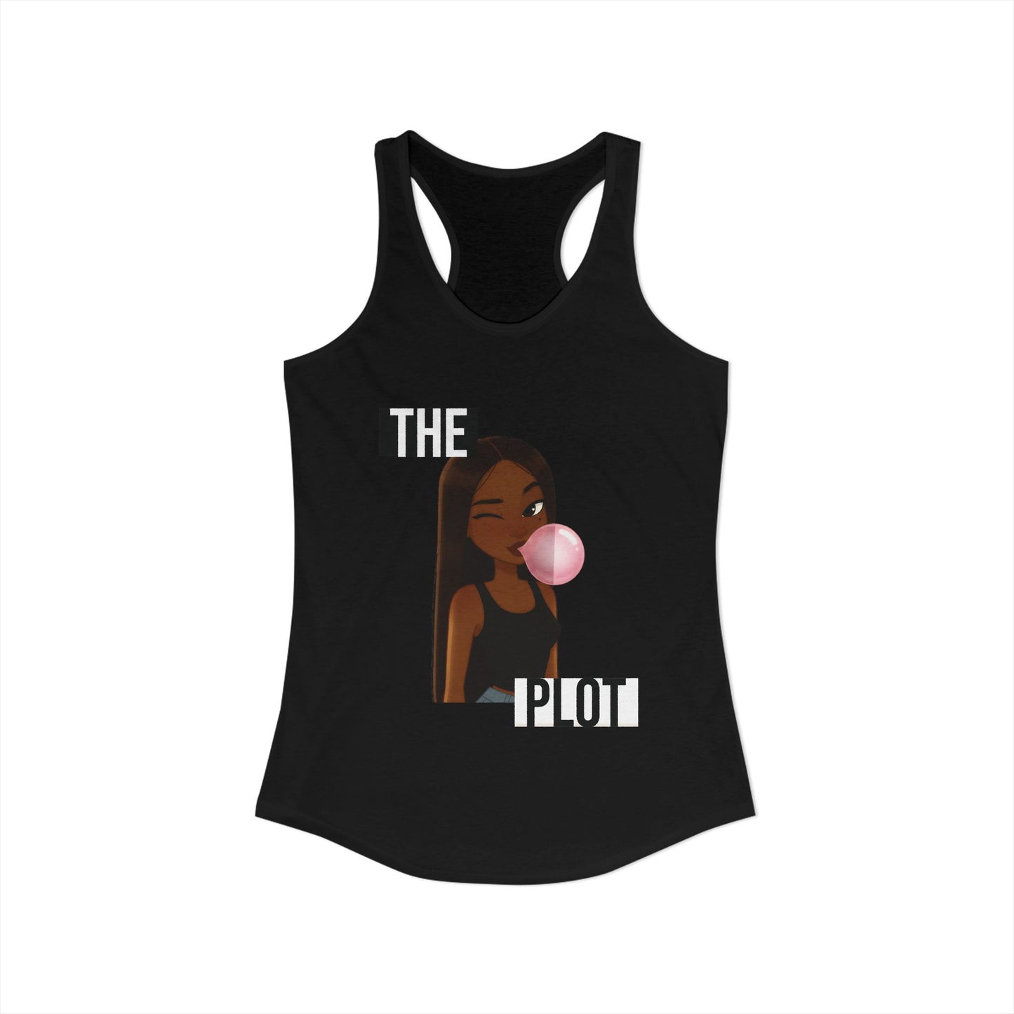 "The Plot" Women's Ideal Racerback Tank