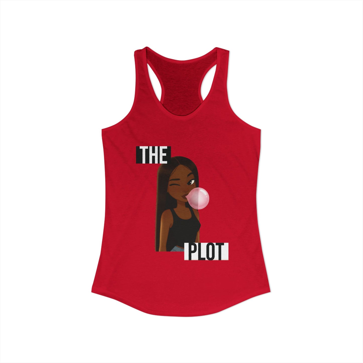 "The Plot" Women's Ideal Racerback Tank