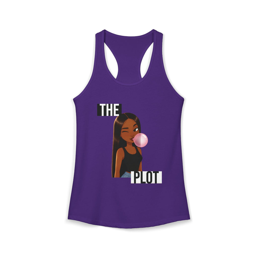 "The Plot" Women's Ideal Racerback Tank