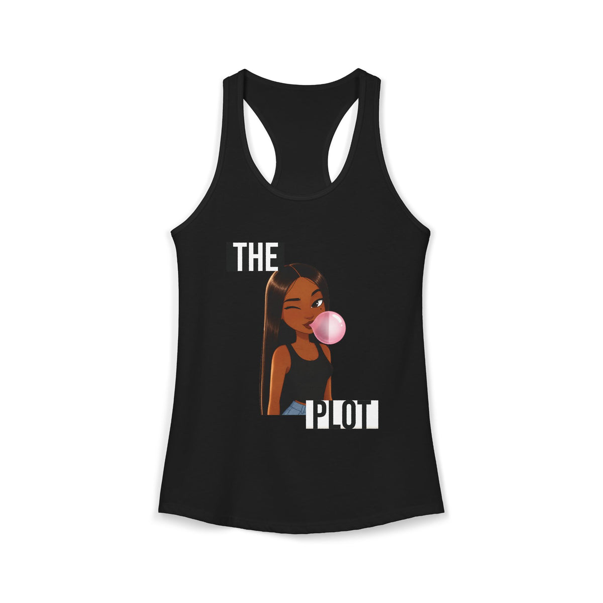 "The Plot" Women's Ideal Racerback Tank