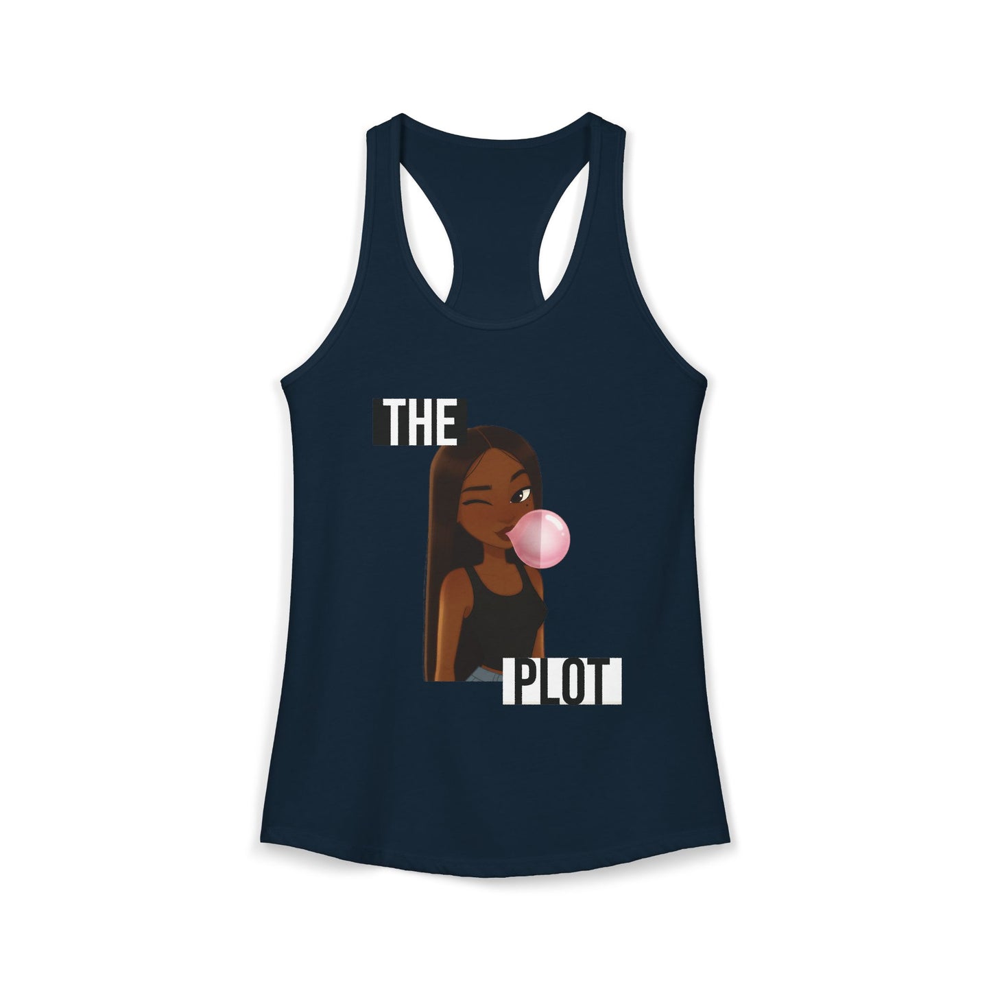 "The Plot" Women's Ideal Racerback Tank