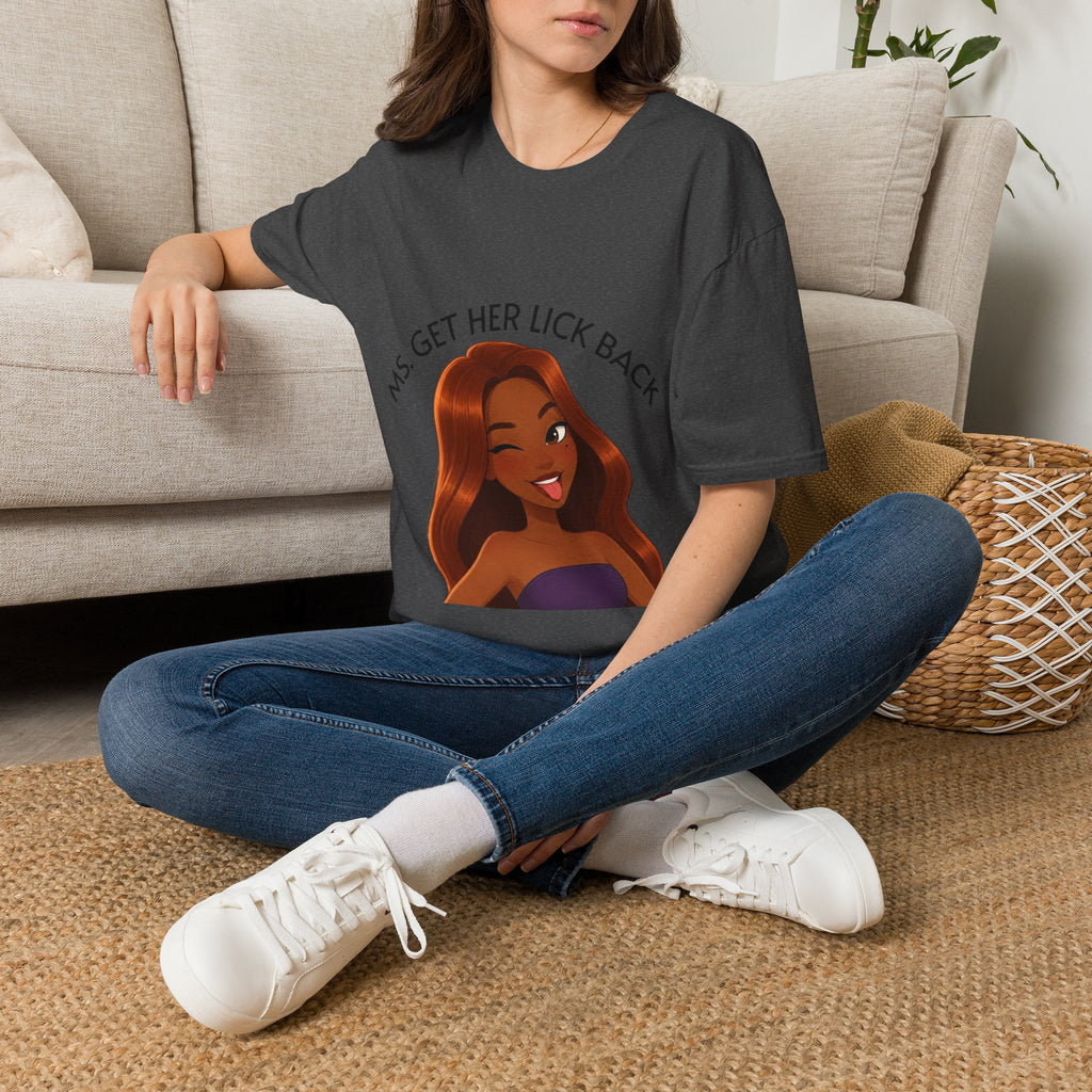 Ms. Get Her Lick Back "Mavi" T-Shirt — Graphic Tee for Women