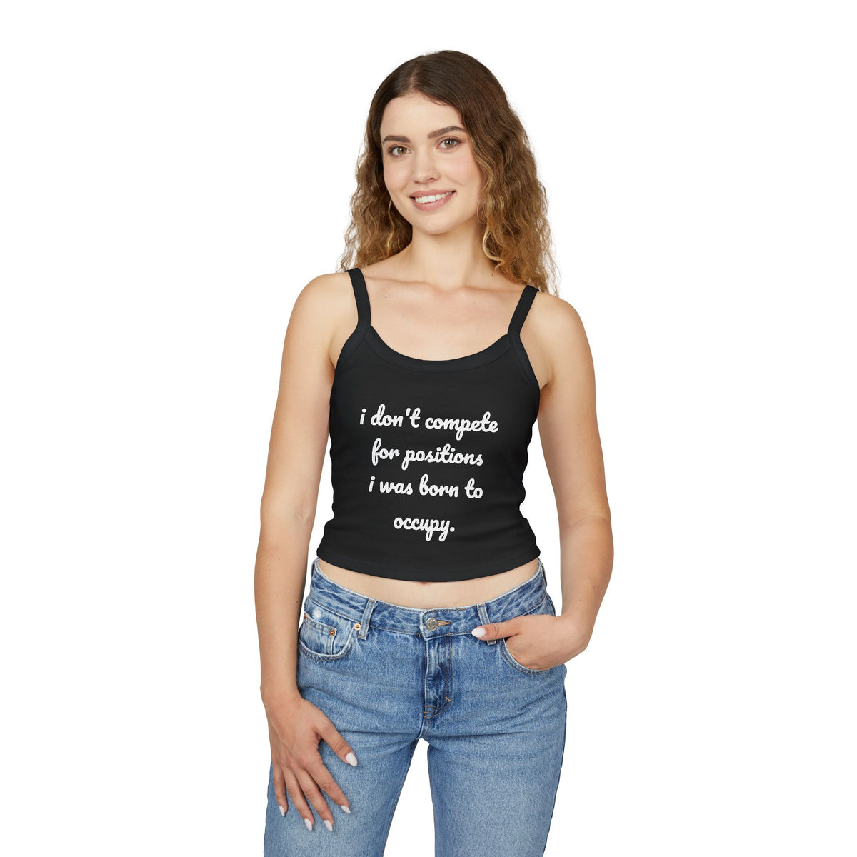 "i don't compete," Tank Top