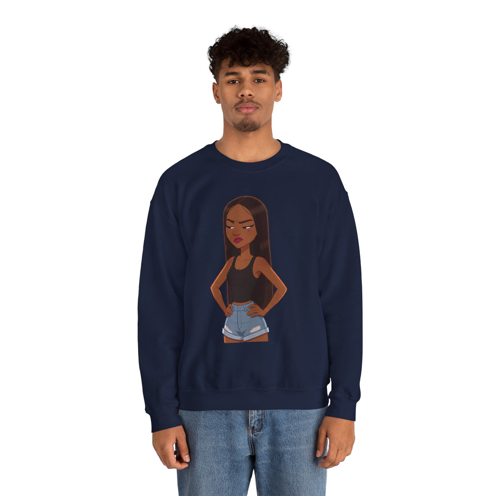 "Her Only Muse" Graphic Crewneck Sweatshirt