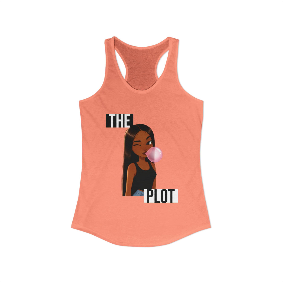 "The Plot" Women's Ideal Racerback Tank